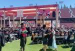 Stanford University pro-Palestine students walk out of graduation ceremony