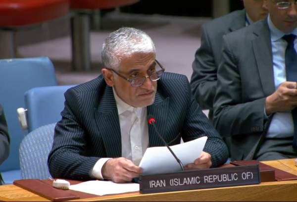 السفير الايراني بالامم المتحدة : انسحاب أمريكا غير المشروط من سوريا ضروري للسلام والاستقرار الاقليميين