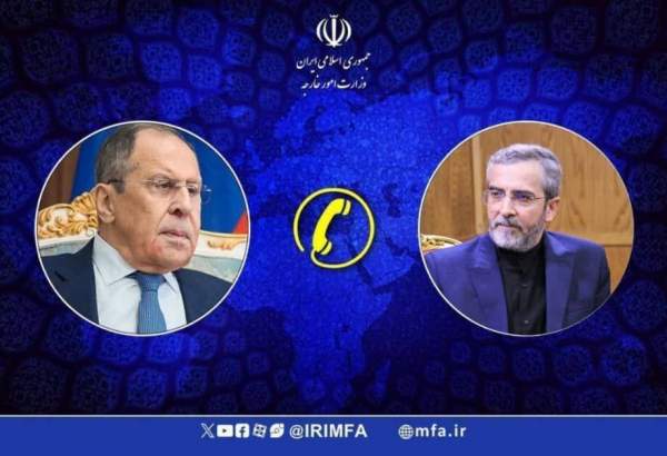 باقري كني لوزير خارجية روسيا : العلاقات بين طهران وموسكو ماضية في الاتجاه الصحيح وبزخم مناسب