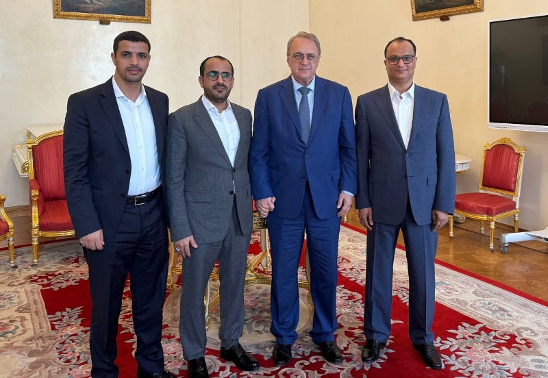 الوفد المفاوض في صنعاء يلتقي بوغدانوف في موسكو
