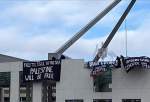 Pro-Palestine protesters scale roof of parliament in Australia