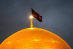 Black flag of Muharram mourning raised at Hazrat Masoumeh shrine (photo)  