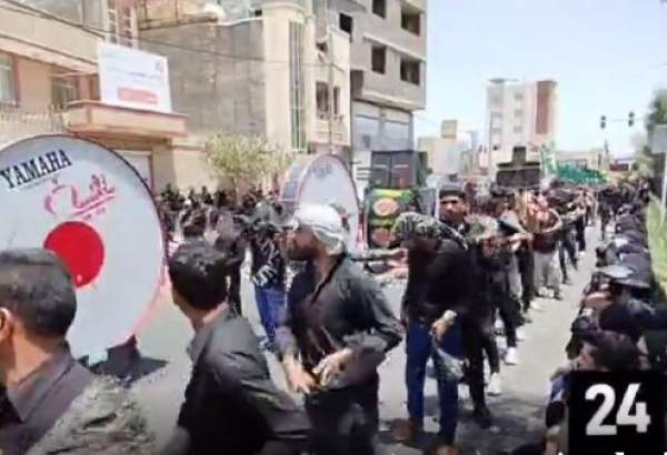 پایتخت وحدت اسلامی در روز تاسوعا سیاهپوشِ ماتمِ علمدار کربلا شد  