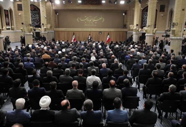 دیدار رییس و نمایندگان مجلس دوازدهم با رهبر انقلاب اسلامی  