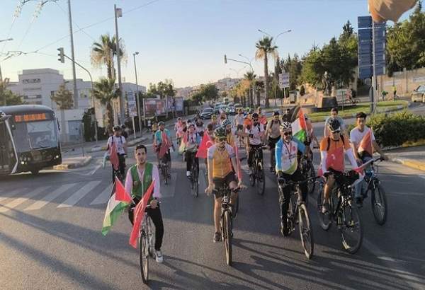 راهپیمایی دوچرخه در حمایت از فلسطین در جنوب ترکیه