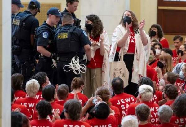 US anti-Israel protesters detained in Congress building