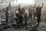 شهادت ۱۲۹ فلسطینی در حملات رژیم صهیونیستی به خان‌ یونس غزه