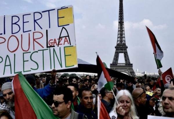 2024 کے اولمپک کھیلوں کے آغاز کے موقع پر پیرس میں صیہونیت مخالف مظاہرے