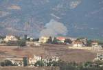 Smoke rises after Israeli attacks hit Kfar Hammam village of southern Lebanon on August 09, 2024. [Ramiz Dallah – Anadolu Agency]