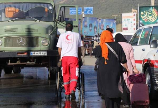 ۸۵۰۰ زائر اربعین حسینی از خدمات هلال احمر کردستان بهره‌مند شدند