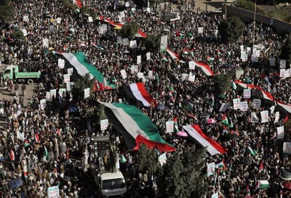 Yemenis voice support for Palestinians in Gaza in new nationwide rally