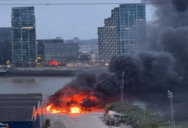 Incendie et explosions signalés dans l