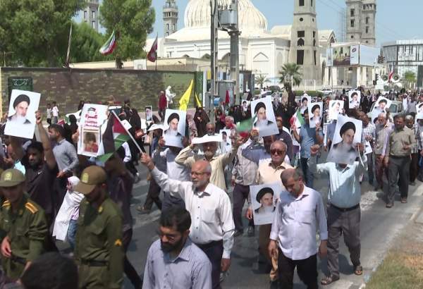 جمعه‌های خشم؛ راهپیمایی مردم هرمزگان در حمایت از فلسطین