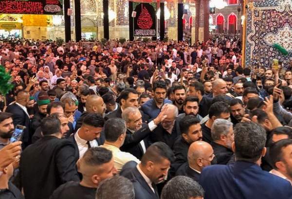 Iran’s President Pezeshkian visits holy shrine of Imam Hussein (photo)