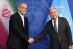 UN chief discusses Gaza, Lebanon and Yemen in meeting with Iranian president