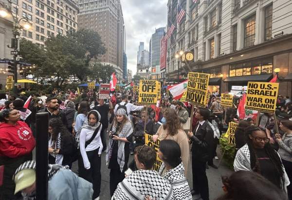 Thousands rally in Manhattan during 79th session of UNGA, calling for end to Israeli aggression on Gaza, Lebanon