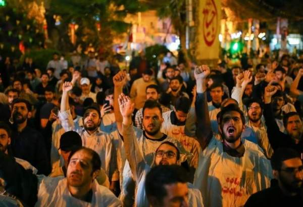 Iranian protesters condemn Israeli brutal attack on Beirut