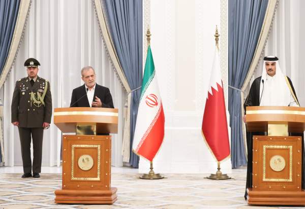 Iranian president stresses Tehran, Doha interest in strengthening relations