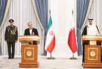 Iranian president stresses Tehran, Doha interest in strengthening relations