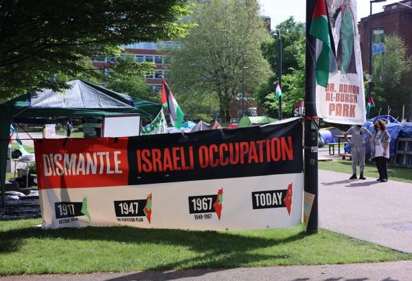 Pro-Palestine students occupy University of Manchester campus in protest against ties with Israel