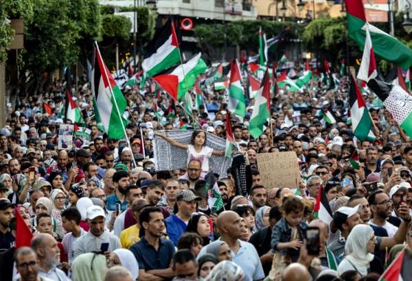 Moroccans hold nationwide rallies in support of Palestine, Lebanon