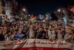 Moroccans protest US-flagged ship carrying arms for Israeli regime docks at Tangier port