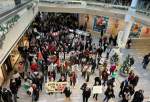 Pro-Palestinian protesters disrupt shopping on day of solidarity with Palestinian People