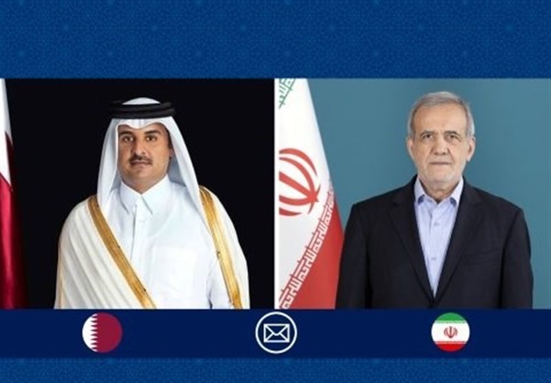 بزشكيان لـ أمير قطر: عازمون على تعزيز العلاقات