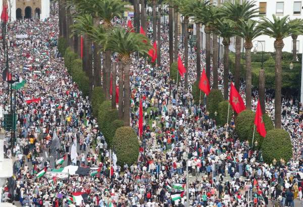 Thousands in Morocco demand end to normalization in solidarity with Gaza