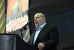 Head of Hamas’ Office for Relations with the Arab and Islamic World Khalil al-Hayya gives a speech during funeral ceremony, held for Hamas political chief Ismail Haniyeh on August 1, 2024 [Iranian Leader Press Office/Anadolu via Getty Images]