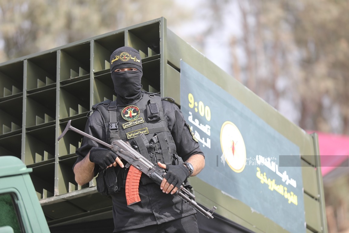 سرايا القدس تعلن قصف مغتصبة "نير عام" في غلاف غزة برشقة صاروخية