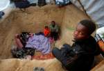 Palestinian family takes shelter in a pit (photo)  <img src="/images/picture_icon.png" width="13" height="13" border="0" align="top">