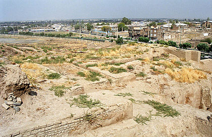 اثار مدينة اكباتان - هكمتانة في غرب ايران 